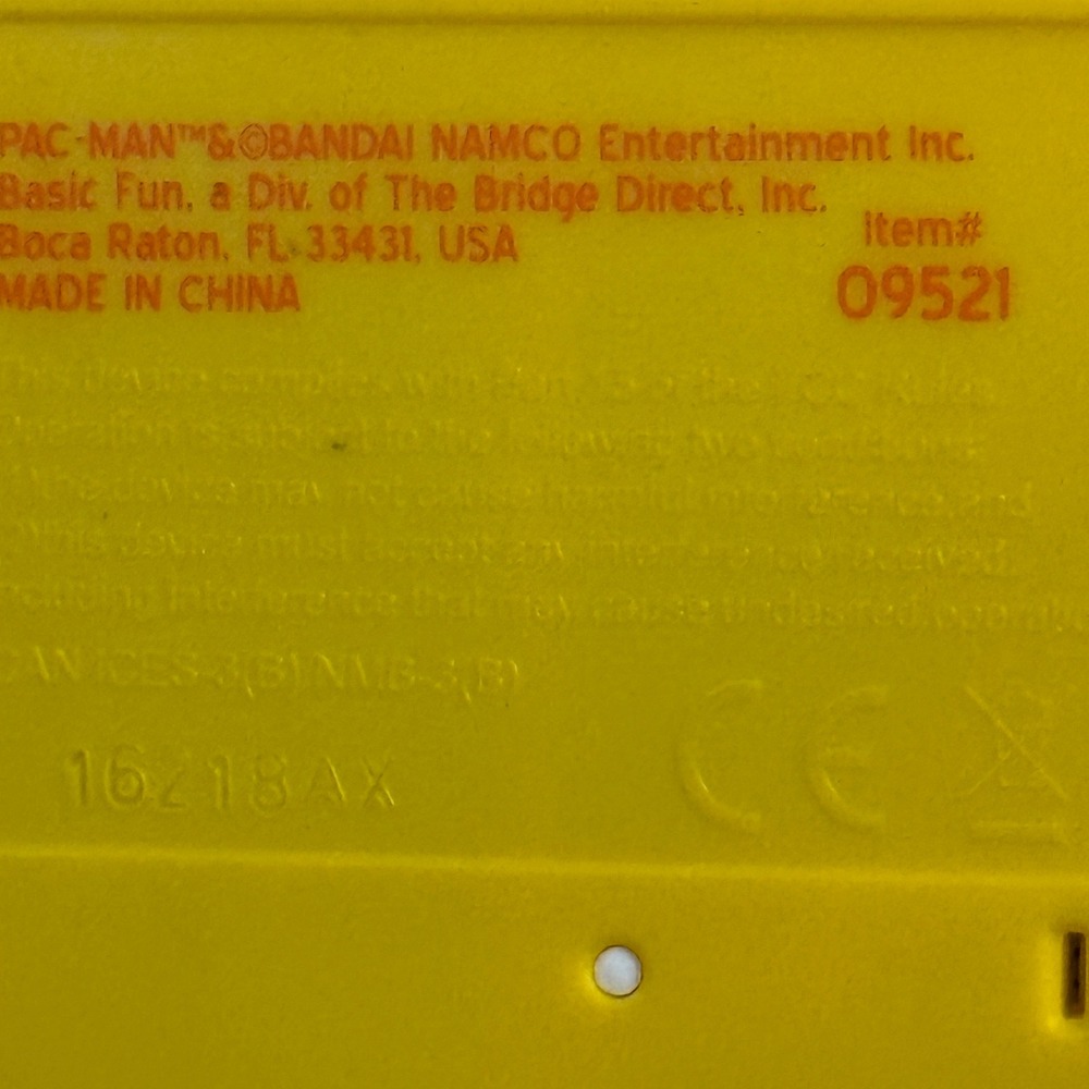 Vintage Pac-Man Handheld Mini Arcade Game Electronic Toy Basic Fun Works - Picture 6 of 6